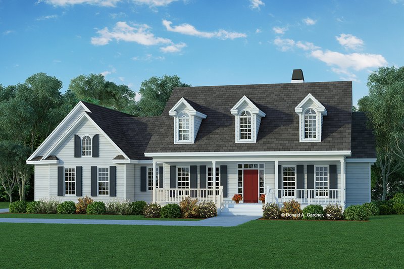 Home Plan - Country Exterior - Front Elevation Plan #929-224