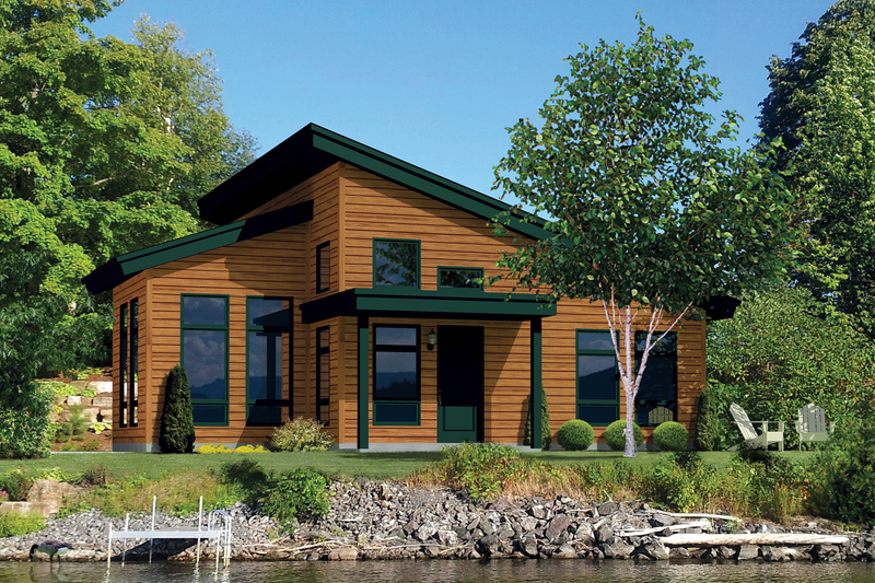 Architectural House Design - Contemporary Exterior - Front Elevation Plan #25-4382