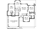 Ranch Style House Plan - 3 Beds 2 Baths 1616 Sq/Ft Plan #70-1044 