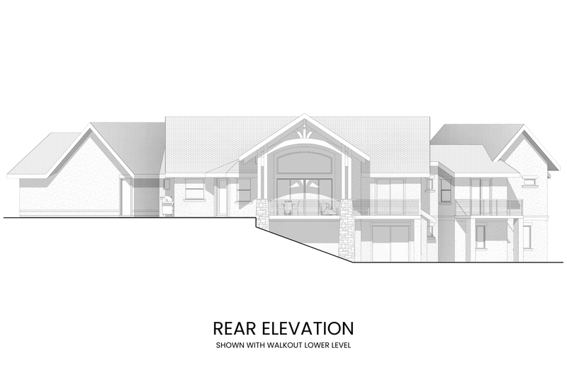 House Design - Exterior - Rear Elevation for Craftsman House Plan #1108-6 - 3 bed, 2.5 bath