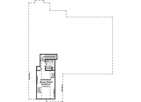 Home Plan - Country Floor Plan - Upper Floor Plan #21-378