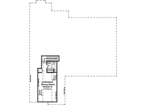 Country Floor Plan - Upper Floor Plan #21-378