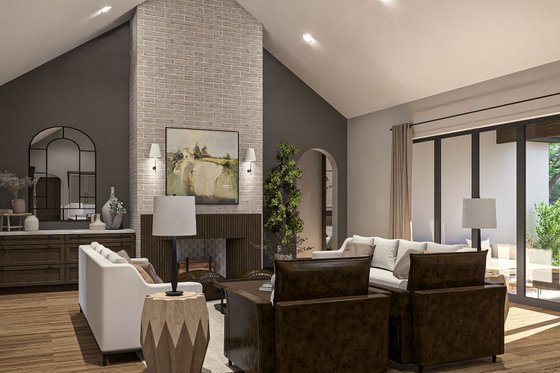 Interior - Family Room 3 for Modern House Plan #455-372 - 3 bed, 2.5 bath