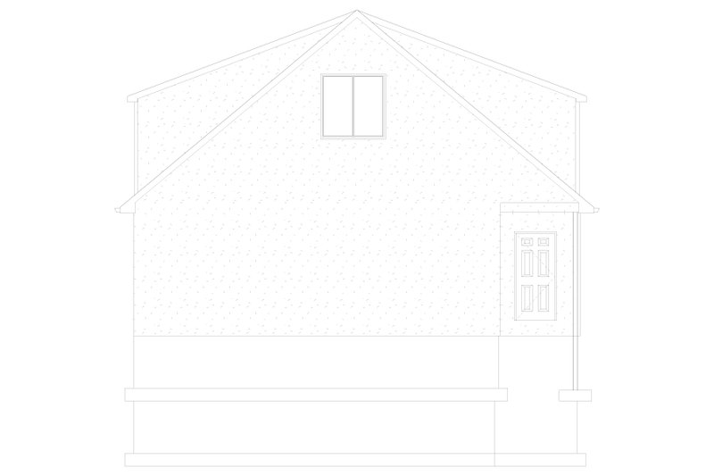 House Blueprint - Exterior - Other Elevation for Traditional House Plan #1060-366 - 1 bed, 1.5 bath