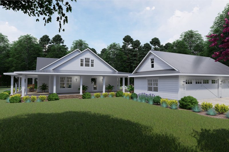 Farmhouse Style House Plan - 3 Beds 2 Baths 2748 Sq/Ft Plan #120-254 ...