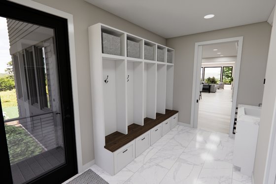 Interior - Entry for Modern House Plan #51-1281 - 5 bed, 3.5 bath