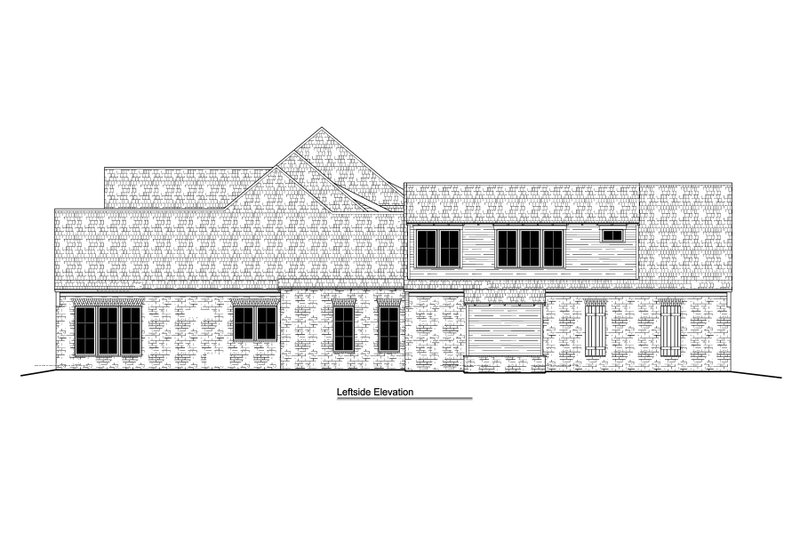 Architectural House Design - Exterior - Other Elevation for Traditional House Plan #1081-29 - 5 bed, 5.5 bath