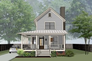 Country Exterior - Front Elevation Plan #79-270
