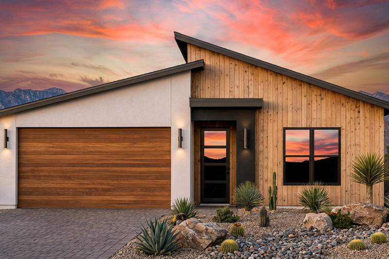 Dream House Plan - Modern Exterior - Front Elevation Plan #1096-189