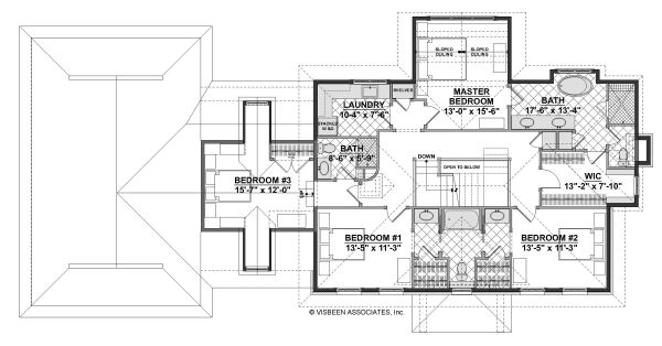 Dream House Plan - Cottage Floor Plan - Upper Floor Plan #928-327