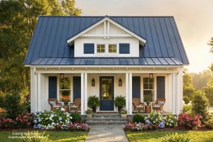 Farmhouse Exterior - Front Elevation Plan #51-1434