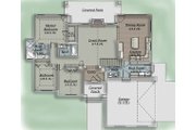Traditional Style House Plan - 3 Beds 2.5 Baths 1608 Sq/Ft Plan #5-110 
