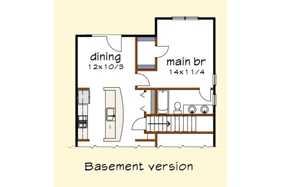 Floor Plan - Other Floor for Farmhouse House Plan #79-159 - 3 bed, 2 bath