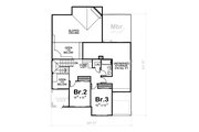 European Style House Plan - 3 Beds 2.5 Baths 2051 Sq/Ft Plan #20-1231 