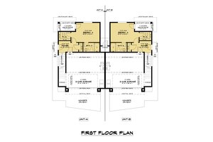 Floor Plan - Main Floor for Contemporary House Plan #1066-119 - 8 bed, 7 bath