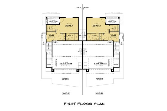 Floor Plan - Main Floor for Contemporary House Plan #1066-119 - 8 bed, 7 bath