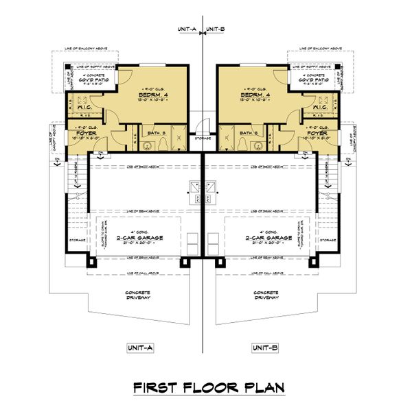 Home Plan - Contemporary Floor Plan - Main Floor Plan #1066-119