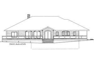 Traditional Exterior - Front Elevation Plan #117-772