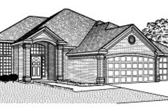 Exterior - Front Elevation for Traditional House Plan #65-318 - 4 bed, 2.5 bath