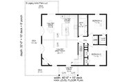 Country Style House Plan - 3 Beds 2 Baths 1800 Sq/Ft Plan #932-695 