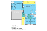 Ranch Style House Plan - 3 Beds 2 Baths 1491 Sq/Ft Plan #489-1 