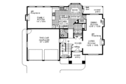 European Style House Plan - 3 Beds 2.5 Baths 1869 Sq/Ft Plan #18-242 