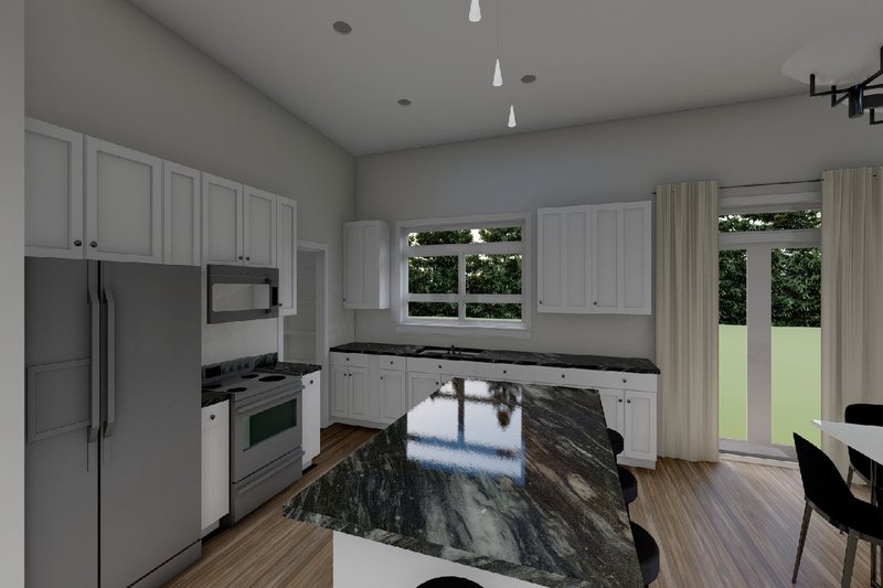House Plan Design - Interior - Kitchen for Contemporary House Plan #126-251 - 3 bed, 3 bath