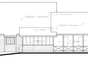 Exterior - Rear Elevation for Farmhouse House Plan #30-186 - 3 bed, 2.5 bath