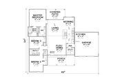 European Style House Plan - 3 Beds 2 Baths 1568 Sq/Ft Plan #472-445 