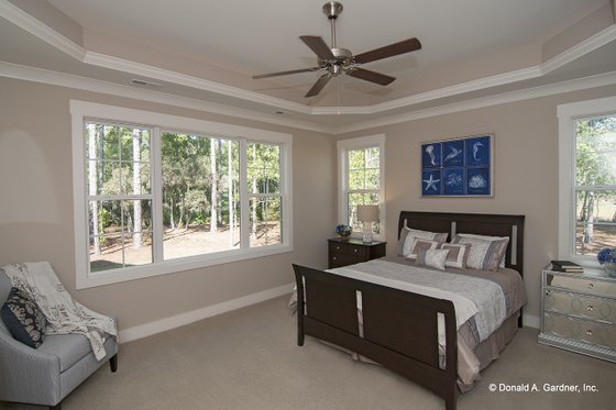 Interior - Master Bedroom for European House Plan #929-958 - 4 bed, 3 bath