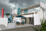 Beach Style House Plan - 3 Beds 3 Baths 3066 Sq/Ft Plan #535-23 