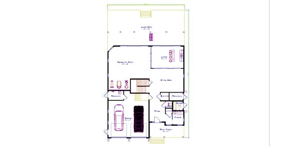 Beach Floor Plan - Main Floor Plan #1115-7