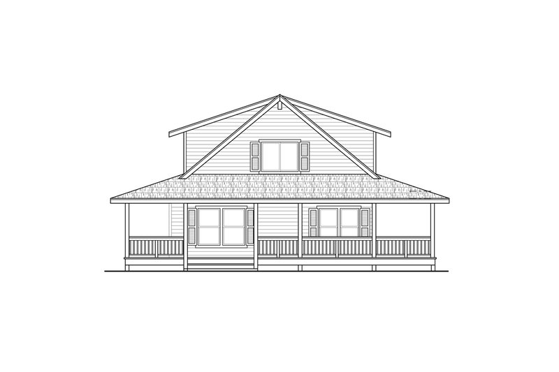 Home Plan - Exterior - Front Elevation for Craftsman House Plan #124-1369 - 3 bed, 2 bath