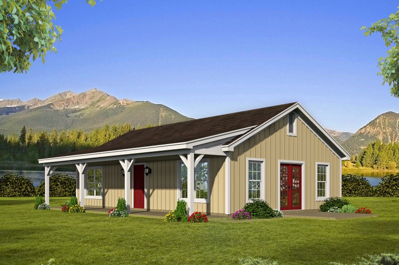 Home Plan - Country Exterior - Front Elevation Plan #932-200
