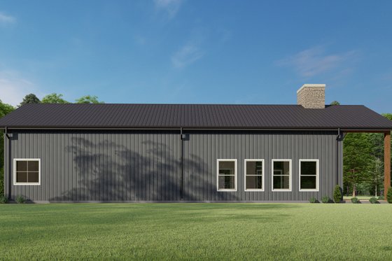 Exterior - Other Elevation 5 for Barndominium House Plan #1092-41 - 4 bed, 2.5 bath
