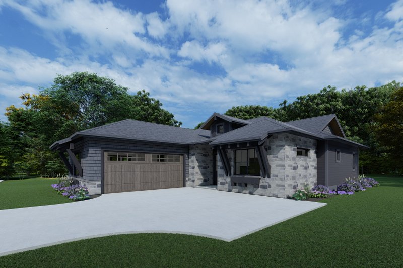 House Plan Design - Exterior - Other Elevation for Cottage House Plan #1069-27 - 2 bed, 2.5 bath
