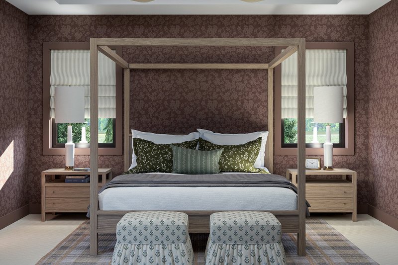 Dream House Plan - Interior - Master Bedroom for Barndominium House Plan #455-486 - 3 bed, 2.5 bath