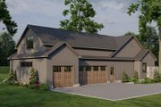 Farmhouse Style House Plan - 3 Beds 3.5 Baths 2564 Sq/Ft Plan #923-393 