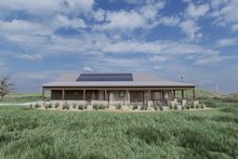 House Blueprint - Farmhouse Exterior - Front Elevation Plan #1069-25