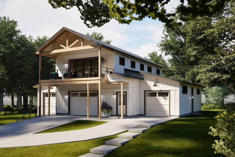 Home Plan - Exterior - Other Elevation for Barndominium House Plan #1105-11 - 2 bed, 1.5 bath