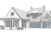 Farmhouse Style House Plan - 3 Beds 2.5 Baths 3512 Sq/Ft Plan #1114-87 Exterior 