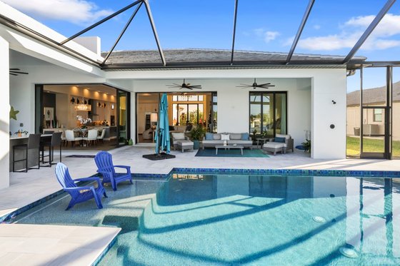 Exterior - Covered Porch for Contemporary House Plan #930-533 - 3 bed, 3 bath