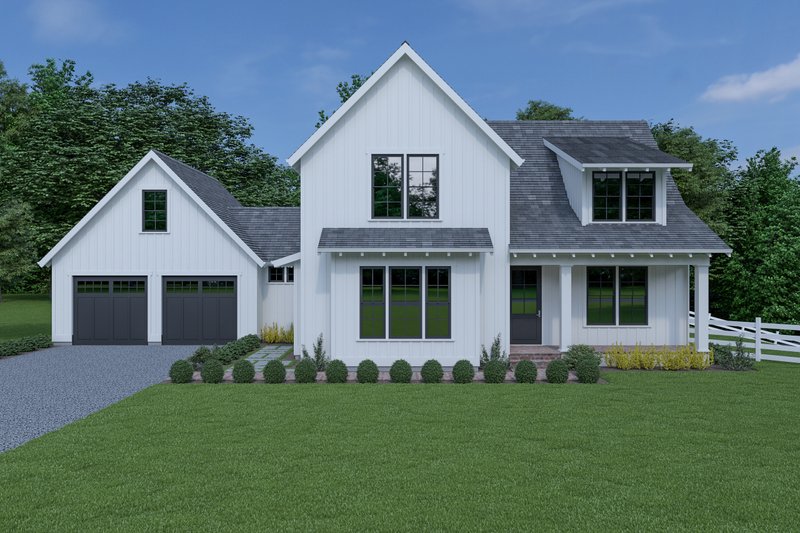Home Plan - Farmhouse Exterior - Front Elevation Plan #1070-69