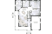 Cottage Style House Plan - 2 Beds 1 Baths 1124 Sq/Ft Plan #23-135 