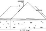 European Style House Plan - 3 Beds 2 Baths 1671 Sq/Ft Plan #16-263 