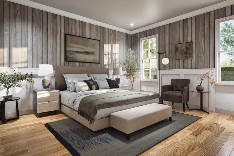 Home Plan - Interior - Bedroom for Traditional House Plan #54-638 - 3 bed, 2 bath
