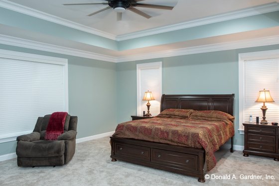 Interior - Master Bedroom for Ranch House Plan #929-1050 - 5 bed, 4 bath