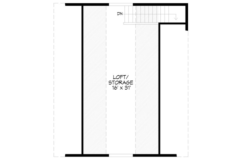 Home Plan - Floor Plan - Upper Floor for Country House Plan #932-140, 0 bath