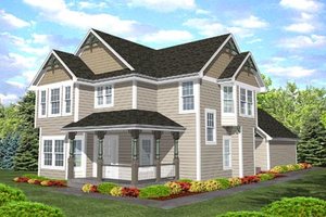 Traditional Exterior - Front Elevation Plan #50-118