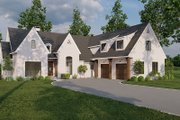 European Style House Plan - 3 Beds 3.5 Baths 2998 Sq/Ft Plan #923-335 